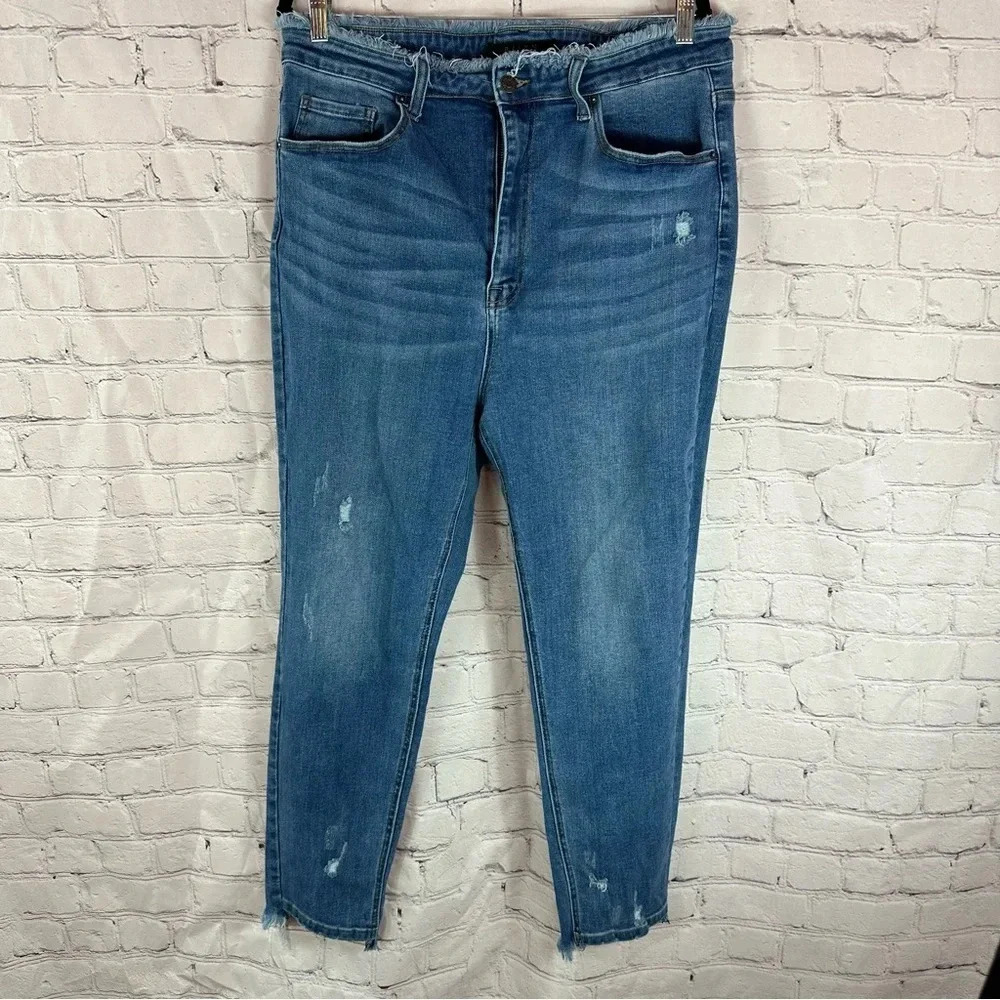 Boutique Risen 2XL distressed jeans style XRDP1262